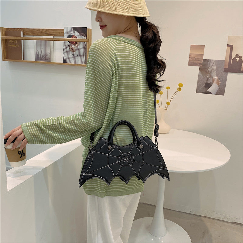 Spooktacular Style: Halloween-Inspired Spider Web & Batgirl Shoulder Bags