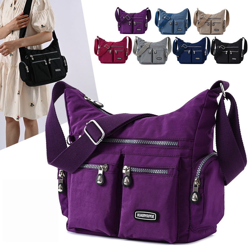 Practical Chic: Waterproof Crossbody Shoulder Bags with Multiple Pockets for Women