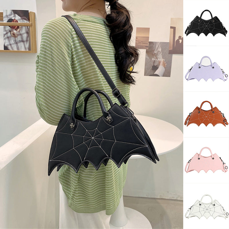 Spooktacular Style: Halloween-Inspired Spider Web &amp; Batgirl Shoulder Bags